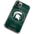 Michigan State University Basketball Courtside iPhone 12 Pro Clear Case