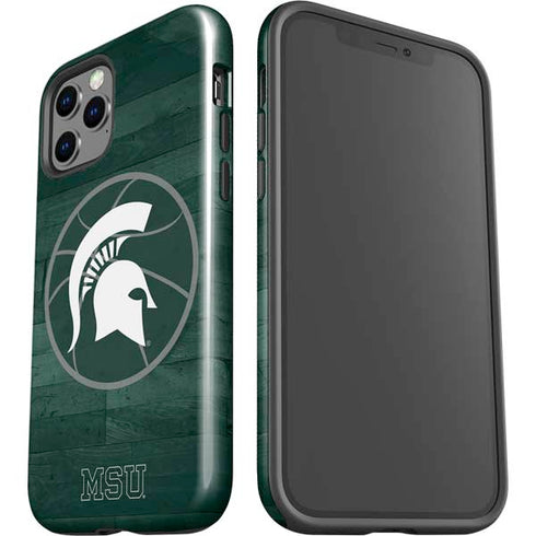 Michigan State University Basketball Courtside iPhone 12 Pro Impact Case
