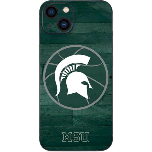 Michigan State University Basketball Courtside iPhone 14 Plus Skin