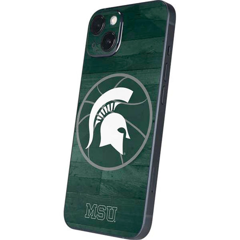 Michigan State University Basketball Courtside iPhone 14 Plus Skin