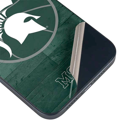 Michigan State University Basketball Courtside iPhone 15 Plus Skin