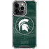 Michigan State University Basketball Courtside iPhone 14 Pro Clear Case