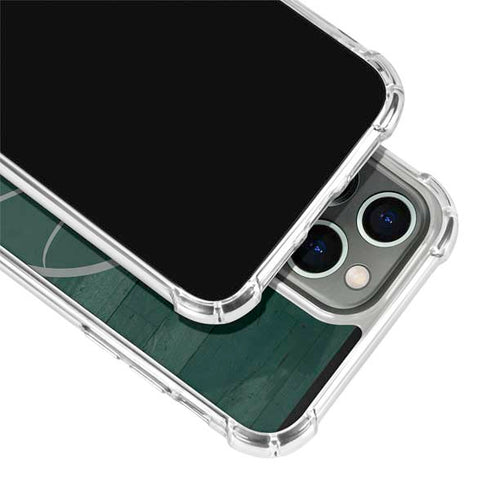 Michigan State University Basketball Courtside iPhone 15 Pro Clear Case