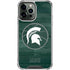 Michigan State University Basketball Courtside iPhone 14 Pro Max Clear Case