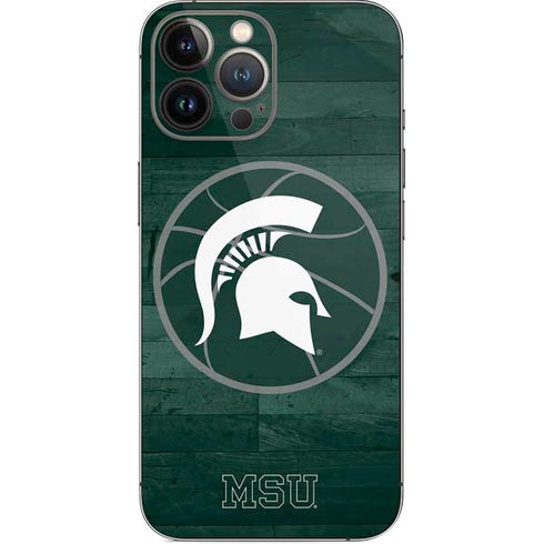 Michigan State University Basketball Courtside iPhone 14 Pro Max Skin