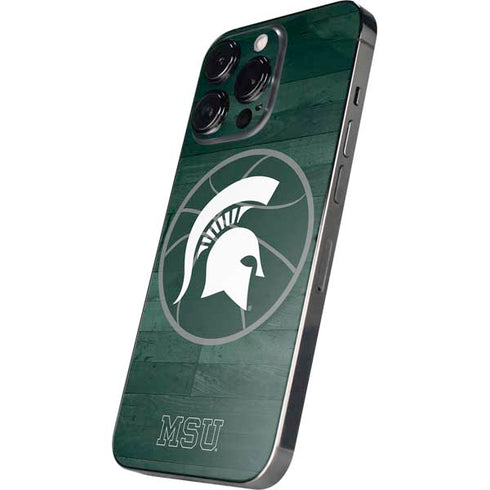 Michigan State University Basketball Courtside iPhone 14 Pro Max Skin