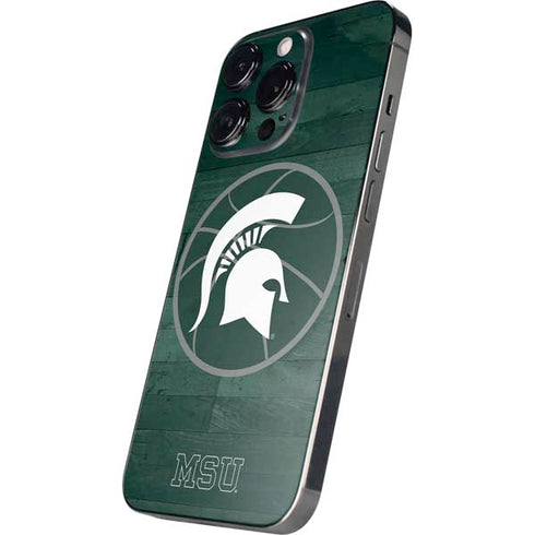 Michigan State University Basketball Courtside iPhone 14 Pro Skin