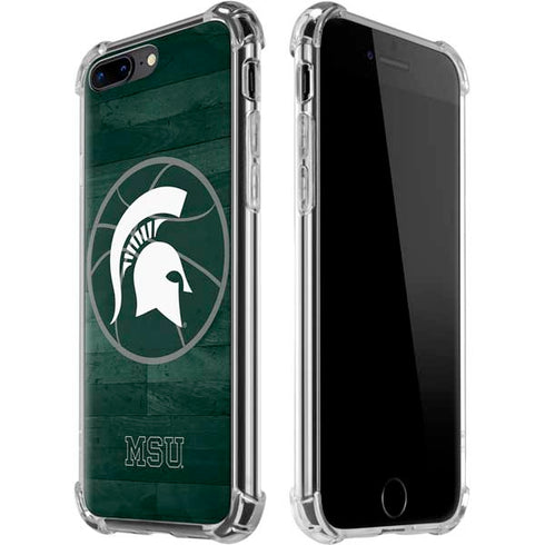 Michigan State University Basketball Courtside iPhone 7/8 Plus Clear Case