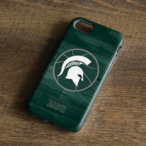 Michigan State University Basketball Courtside iPhone 8 Pro Case