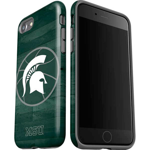 Michigan State University Basketball Courtside iPhone SE (2nd & 3rd Gen) Pro Case