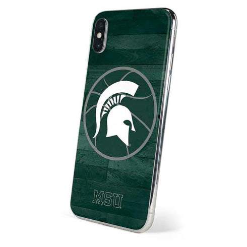 Michigan State University Basketball Courtside iPhone X Skin