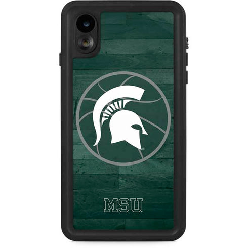 Michigan State University Basketball Courtside iPhone XR Waterproof Case