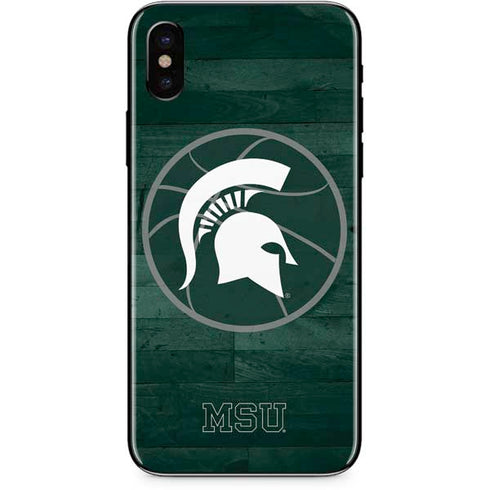 Michigan State University Basketball Courtside iPhone XS Max Skin