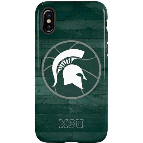 Michigan State University Basketball Courtside iPhone XS Pro Case