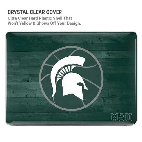 Michigan State University Basketball Courtside MacBook Pro 16in (2021-25) Case plus Skin