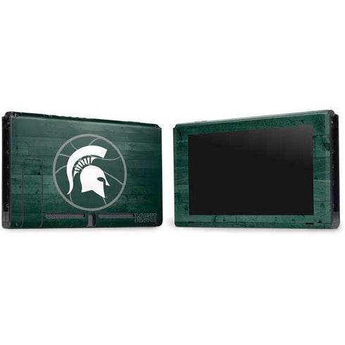 Michigan State University Basketball Courtside Nintendo Switch Bundle Skin