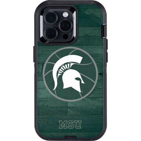 Michigan State University Basketball Courtside Otterbox Defender iPhone Skin