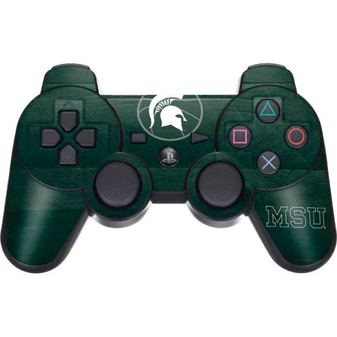 Michigan State University Basketball Courtside PS3 Dual Shock wireless controller Skin