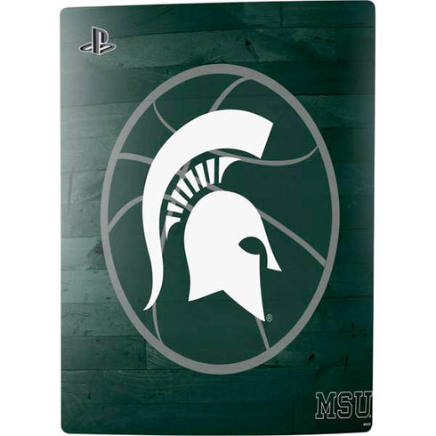 Michigan State University Basketball Courtside PS5 Console Skin