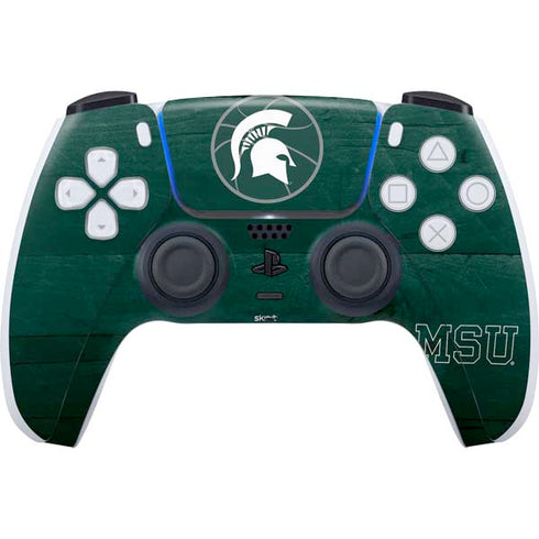 Michigan State University Basketball Courtside PS5 Controller Skin
