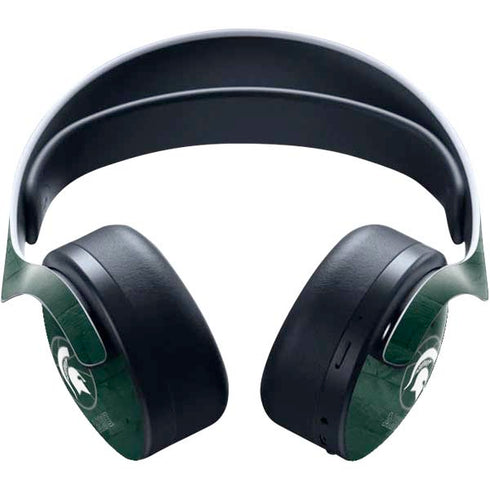 Michigan State University Basketball Courtside PULSE 3D Wireless Headset for PS5 Skin