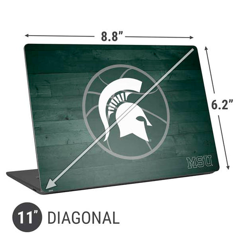 Michigan State University Basketball Courtside Universal Laptop 11in (8.8 x 6.2in) Skin