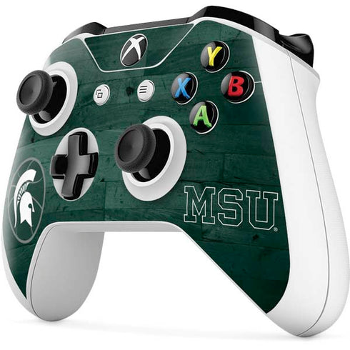 Michigan State University Basketball Courtside Xbox One S All-Digital Edition Bundle Skin