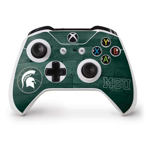 Michigan State University Basketball Courtside Xbox One S Controller Skin