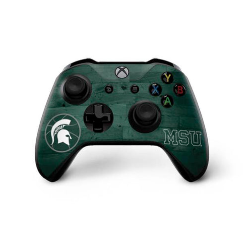 Michigan State University Basketball Courtside Xbox One X Controller Skin
