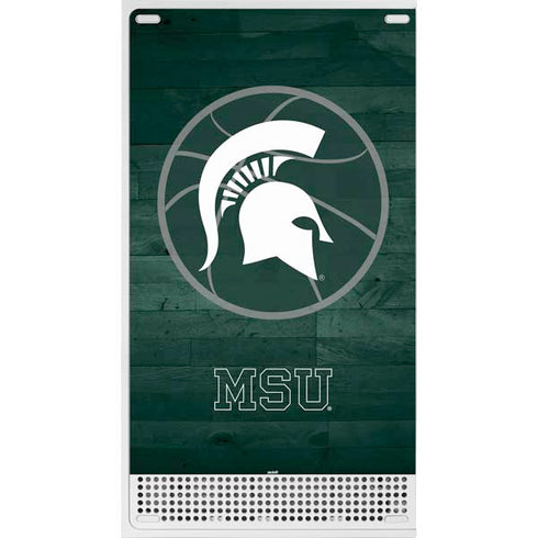 Michigan State University Basketball Courtside Xbox Series S Console Skin
