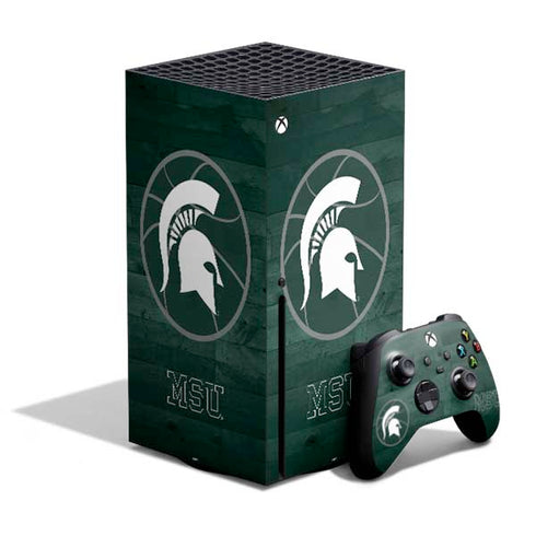 Michigan State University Basketball Courtside Xbox Series X Bundle Skin