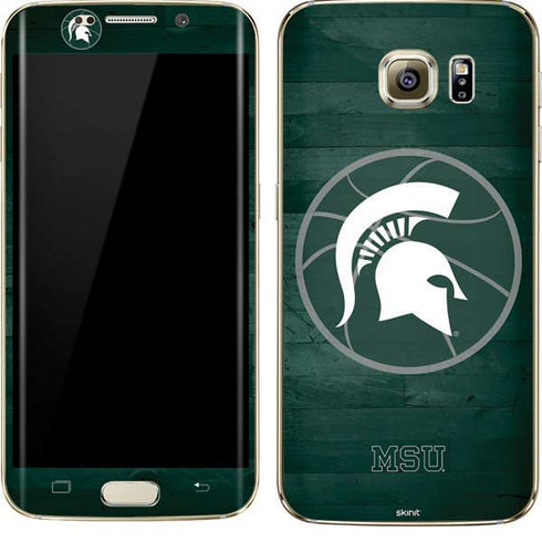 Michigan State University Basketball Courtside Galaxy S7 Edge Skin