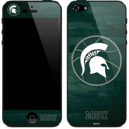 Michigan State University Basketball Courtside iPhone 5/5s/5SE Skin