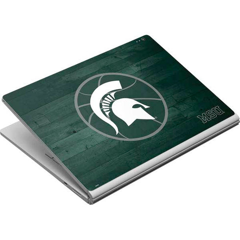Michigan State University Basketball Courtside Surface Book Skin