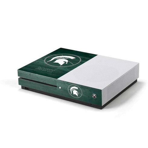 Michigan State University Basketball Courtside Xbox One S Console Skin
