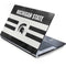 Michigan State University Black and White Stripes Generic Laptop Skin
