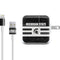 Michigan State University Black and White Stripes iPad Charger (10W USB) Skin