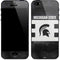 Michigan State University Black and White Stripes iPhone 5/5s/5SE Skin