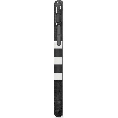 Michigan State University Black and White Stripes iPhone 7 Pro Case