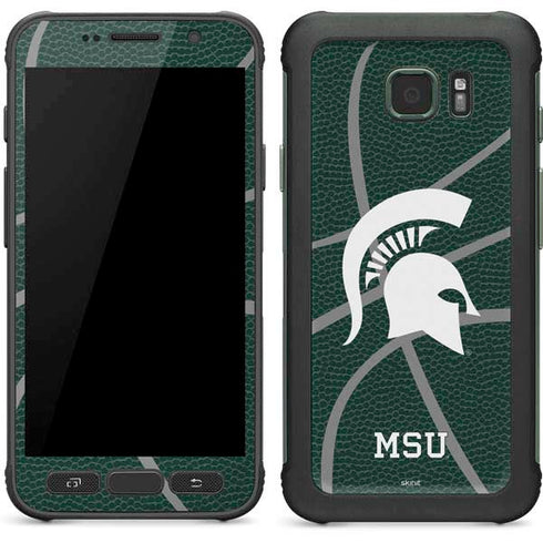 Michigan State University Green Basketball Galaxy S7 Active Skin