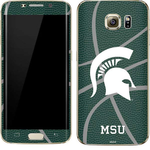 Michigan State University Green Basketball Galaxy S7 Edge Skin