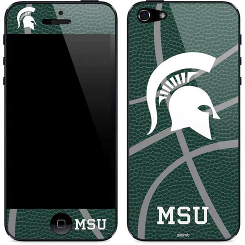 Michigan State University Green Basketball iPhone 5/5s/5SE Skin