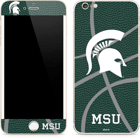 Michigan State University Green Basketball iPhone 6/6s Plus Skin