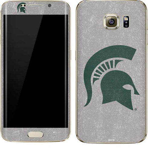 Michigan State University Grey Spartans Logo Galaxy S7 Edge Skin