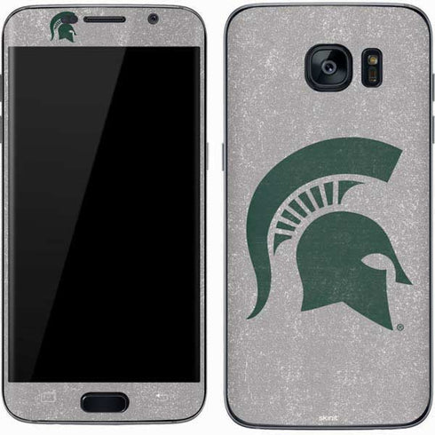 Michigan State University Grey Spartans Logo Galaxy S7 Skin