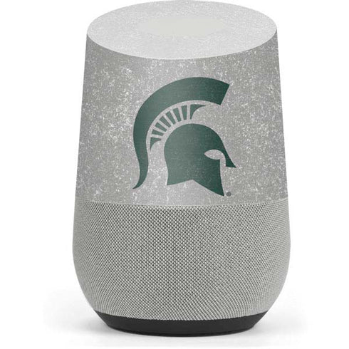 Michigan State University Grey Spartans Logo Google Home Skin