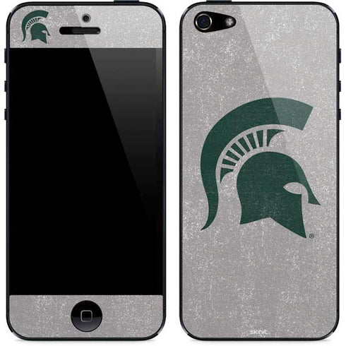 Michigan State University Grey Spartans Logo iPhone 5/5s/5SE Skin