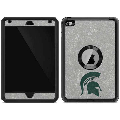 Michigan State University Grey Spartans Logo Otterbox Defender iPad Skin