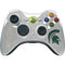 Michigan State University Grey Spartans Logo Xbox 360 Wireless Controller Skin