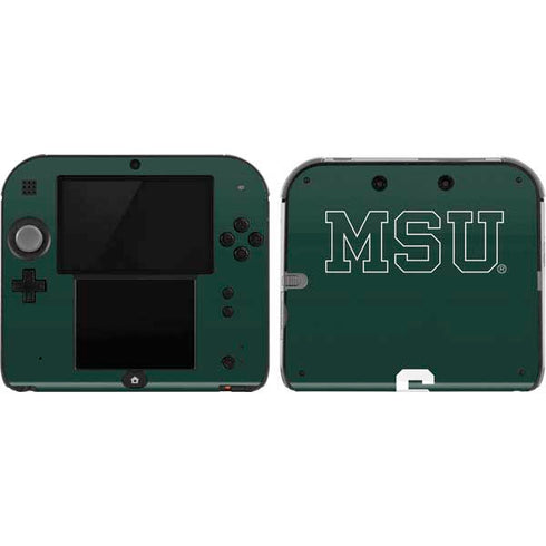 Michigan State University MSU Letters Nintendo 2DS Skin